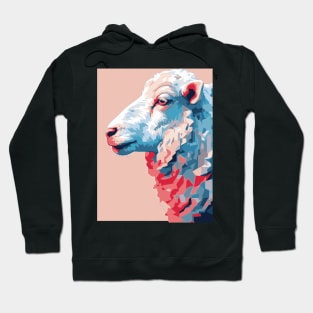 Cubist Style Sheep Hoodie